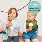 Loulou Lollipop Soft, Waterproof Silicone Feeding Bib