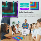 12x12 Multiplication Table Digital P0PP Math Toy, Rainbow Dimple Fingertip Toy, Multiplication Table Math Game (12x12 Right Angle Multiplication Table)