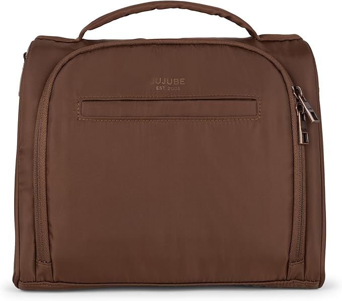 JuJuBe Insulated Bottle Bag, Breastmilk Storage Bag for Baby Bottles, Travel Insulated Lunch or Cooler with Handle, Waterproof Lining for Nursing, Milk, Food, Baby Formula, Snacks, Daycare, Espresso