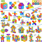 FUBAODA Building Blocks for Toddlers & Kids 180 Pcs Toy Building Sets – STEM Building Toys –Interlocking Building Blocks for Toddlers and Kids