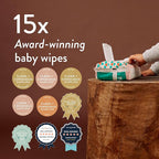 JOONYA Unscented Baby Wipes — Plant-Based, Fragrance-Free Bulk Diaper Wipes | Hypoallergenic, Non-Toxic & Biodegradable Wet Wipes for Sensitive Newborn Skin | 24 Packs of 80 Wipes (1,920 Total)