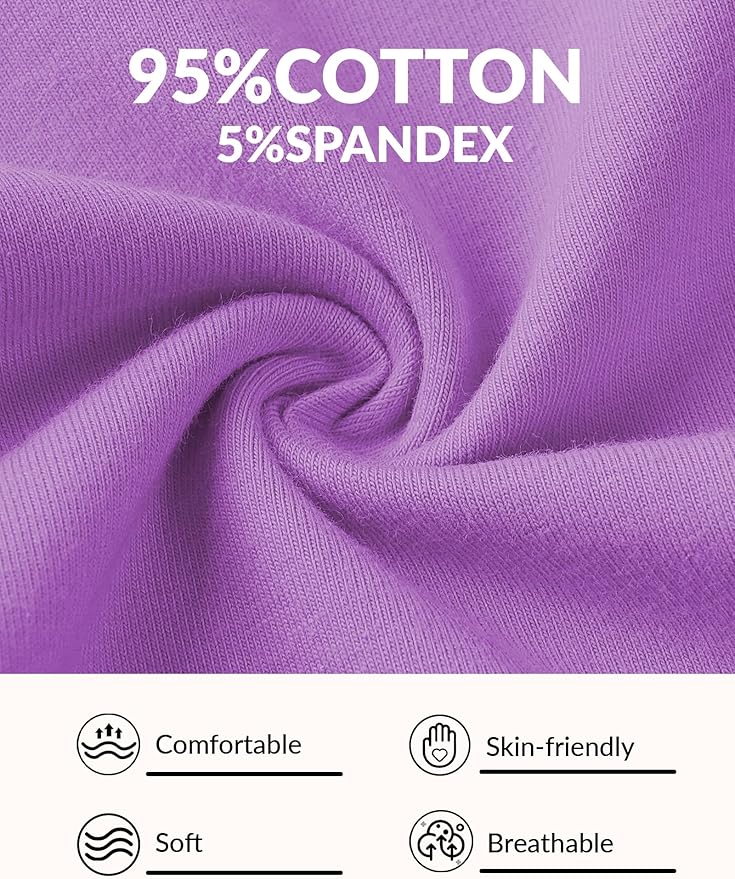 Witwot 3 Pack Baby Girls Leggings Toddler Kids Soft Cotton Pants Size 18M-5T