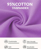 Witwot 5 Pack Toddler Leggings Baby Girl Cotton Pants Toddler Girls Clothes Size 18M-5T