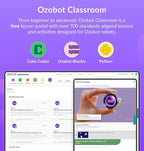 Ari Entry Kit | Interactive Learning Robot with Touch Screen, ToF Sensor, Accelerometer, Gyroscope, and AI Integration | Hands-On STEM Education for Classrooms and Homeschool