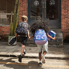 Choco Mocha Tie Dye Backpack for Girls, Elementary School Backpack for Girls Ages 6-8 Kids Kindergarten Backpack Bookbag 17 Inch with Chest Strap, Colorful