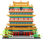 Chinese Architecture Micro Building Blocks Set Stork Tower Collectible 2196PCS Creative Toy Building Sets for Adults and Kids Age 14+