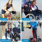 Accmor Stroller Cup Holder with Phone Holder, Universal Cup Holder, Bike Cup Holder, 360° Rotatable Large Caliber Drinks Holder for Stroller, Bike, Wheelchair, Walker