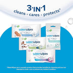 WaterWipes Sensitive+ Newborn & Baby Wipes, 3-In-1 Cleans, Cares, Protects, 99.9% Water, Unscented & Hypoallergenic, 540 Count (9 Packs)