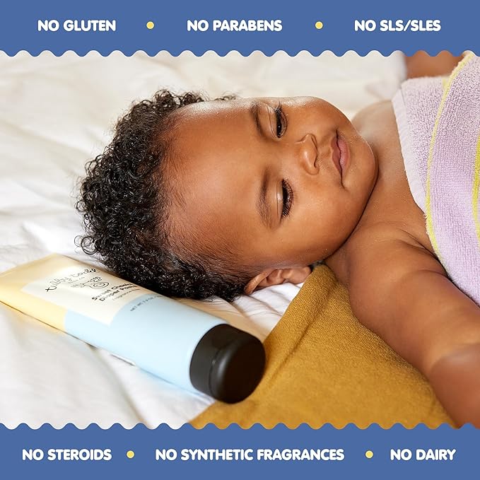 TUBBY TODD Sweet Cheeks Diaper Paste & Spatula - Diaper Rash Cream with 14% Zinc Oxide - Hypoallergenic - For Soothing and Protecting Sensitive Skin - 2 Pack, 4oz & 7.9oz