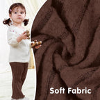 Neutocd Baby Girl Flare Pants Toddler Bell Bottoms Leggings Infant Stretchy Soft Trousers Solid Elastic Waist Pants