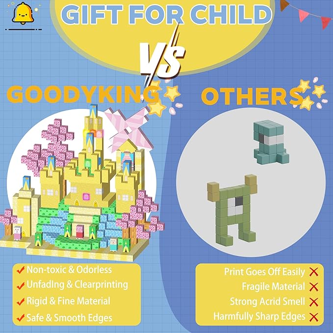 Magnetic Blocks 128 PCS Magnetic Building Blocks Cubes Gift Set for Girls and STEM Learning Preschool Learning Construction Toys