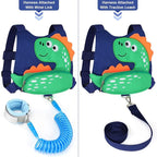 Toddler Harness Leash with Anti Lost Wrist Link, Accmor Cute Dinosaur Kids Harness Children Leash for Outdoor Travel, Adorable Baby Anti Lost Leash Walking Wristband Assistant Strap Keep Babies Close