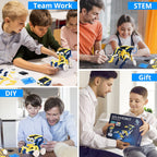 STEM Projects 11-in-1 Solar Robot Toy for Kids Ages 8-12, Science Kits Educational Robotics to Build, Christmas Birthday Gifts for 8 9 10 11 12 13 14 Year Old Boys Girls Teens.