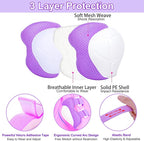 Kids Bike Helmet with DIY Stickers and Knee Pads Elbow Pads Wrist Guard Set for Ages 3-8-14 Toddler Boys Girls Helmet for Roller Skates Cycling Skateboarding Bicycle Scooter