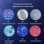 Compound trinocular Microscope, 40X-5000X Magnification, Digital Laboratory trinocular Compound LED Microscope with USB Camera and Mechanical Stage, WF10x and WF20x eyepieces, Abbe Condenser…