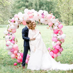 RUBFAC 129pcs White Balloons Different Sizes 18 12 10 5 Inch for Garland Arch,Party Latex Balloons for Birthday Party Wedding Anniversary Baby Shower Party Decoration