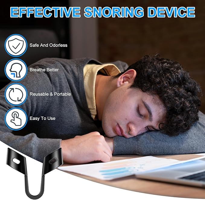 Anti Snoring Devices, Nasal Dilator for Sleeping, Effective to Relieve Snoring, for Nasal Snorers, Reusable Snoring Device to Enjoy a Peaceful Night's Sleep - 3 Pack (L)