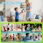 STEM DIY Toys Hand Assembly Electronic Spin The Wheel | Science Craft Kit for Kids Ages 8-9-10-11-12-13-14-15+ Years Old | Educational Gifts for Boys&Girls | Video Guide (Round-Transparent Clear)