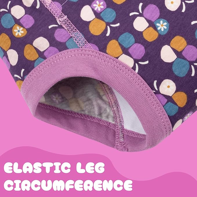 BIG ELEPHANT 10-Packs Training Underwear Absorbent Toddler Potty Trained Pants for Boys and Girls, 12 Months - 9 Years