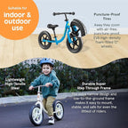 Retrospec Cub Toddler 12" Balance Bike, 18 Months - 3 Years Old, No Pedal Beginner Kids Bicycle for Girls & Boys, Flat-Free Tires, Adjustable Seat, & Durable Frame