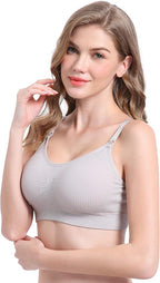 Suekaphin 5PACK Nursing Bra Wireless Bra Women's Sleeping Maternity Bra Breastfeeding Bra