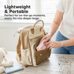 6-Pack Cotton Baby Washcloths for Newborn - Organic Cotton Muslin Soft Wash Cloths for Babies, Infant, Kids,Toddler Towels for Boy,Girl,Super Absorbent Face Cloths,Scratch-free Baby Rags (Sweet Charm)