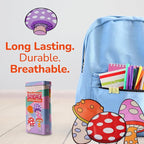 BioSwiss Bandages, Mushroom Shaped Self Adhesive Bandage, Latex Free Sterile Wound Care, Fun First Aid Kit Supplies for Kids and Adults, 50 Count