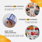 Car Wall Decals by Lipastick - Peel and Stick Transport Road Trucks Stickers for Boys Room, Toddler Bedroom, Baby Nursery, Kids Playroom, Living Room- Removable Decor - M Size