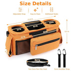 Accmor Universal Stroller Organizer with Insulated Cup Holder Detachable Phone Bag and Shoulder Strap,Stroller Bag Caddy Organizer Fits for Uppababy, Baby Jogger, Britax Strollers