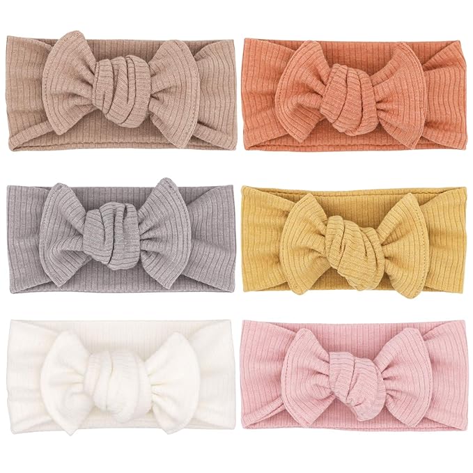 Baby Girls Headbands with Bows Infant Toddler Headwrap Hair Accessories