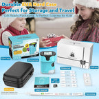 1000X Pocket Microscope for Kids - 4K 2.0" Screen, Digital Mini Scope with Slides Kit, Rechargeable Lab Handheld Portable Microscopes for Kids 4-12 Students Teens