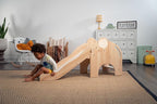 Avenlur Nima Indoor Slide - Elephant Shape Montessori Waldorf Style - Safe, Sturdy, and Reliable - Perfect Indoor Play Space for Developing Motor Skills and Balance in Toddlers and Kids Ages 1 to 5yrs