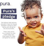 Pura Hypoallergenic Diapers, Size 1 (4-11 lbs), Newborn, Totally Chlorine Free, Wetness Indicator, Suitable for Sensitive Skin, Soft Organic Cotton Comfort, Overnight, 1 Pack of 32 Baby Diapers