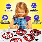 Alphabet Games Letter Learning Toys ABC Flash Cards for Toddler, Speech Therapy Alphabet Matching Game for Kids, Homeschool Supplies Kindergarten Preschool Classroom Must Haves