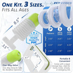 Premium Choking Rescue Device for Kids and Adults – Portable Suction Tool Airway Clear Travel & Home Safety Kit for Emergency Use Includes 3 Sizes for Baby Essential First Aid Anti