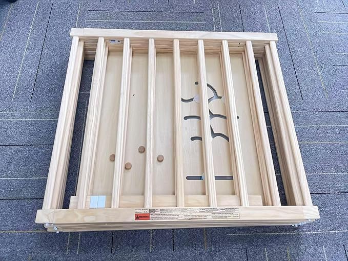 All-in-one Wood Baby Playpen with Door, Adjustable Wooden Play Fence with Dual-Sided Chalkboard, Whiteboard & Montessori Activity Toys, Expandable Activity Center Safe Playard for Babies 3M+