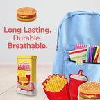 BioSwiss Bandages, Combo Meal Shaped Self Adhesive Bandage, Latex Free Sterile Wound Care, Fun First Aid Kit Supplies for Kids, 50 Count