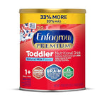 Enfagrow Premium Toddler Nutritional Drink, Made with Real Milk, Brain-Building Omega-3 DHA, Nutrients and Prebiotics for Growth & Immune Support, Non-GMO, Toddler Milk Powder, 32 Oz Can