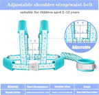 Toddler Leash for Walking, Toddler Safety Harnesses Leashes, Safety Harness with Lock for Kids, Anti Lost Wrist Link for Toddlers ，Upgrade with Reflective Tape Liner（6.5ft）for Kids