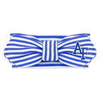 Creative Knitwear Air Force Falcons Infant Girls Royal/White Striped Hair Knot Headband Embroidered Logo - Size Newborn - 4T