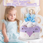 Large Baby Basket Toy Storage 3 Pack, (20"x13.8") Woven Baby Laundry Basket, Stuffed Animal Storage.