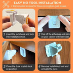 Baby Proofing Kit 67pcs All in One Includes Magnetic Cabinet Locks for Baby Proofing, Corner Bumper Protectors, Child Safety Strap Locks, Power Point Outlet Covers, Finger Pinch Guards & Bath Toys