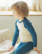 VAENAIT 6M-12Y Toddler Toddler Kids Toddler Girls Boys Soft Comfy Modal Tencel Solid Raglan Sleepwear Pajamas Pjs 2pcs Set