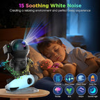 Astronaut Galaxy Projector for Bedroom, Star Projector Galaxy Light with App & Remote Control, White Noises, Bluetooth Speaker, Rocket Night Light for Kids, Ceiling, Gifts, Room Decor
