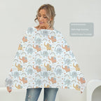 Breathable Car Seat Cover for Babies – Multi-Purpose Soft Rayon Nursing Cover for Breastfeeding, High Stretchy Infant Carseat Canopy, Stroller Cover (Smooth Rayon, Cute Elephant)