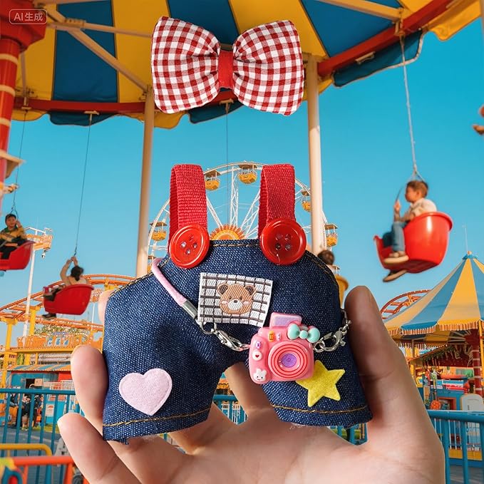 2 Sets Clothes for 17cm Doll, Cute Doll Clothes and Accessories, Outfit Sets 2025 Fashion Style