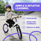 Balance Bike: for Big Kids Aged 4, 5, 6, 7, 8 and 9 Years Old - No Pedal Sport Training Bicycle | 16inch Wheel