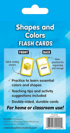 Teacher Created Resources Shapes and Colors Flash Cards (EP62051) Medium