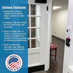 Cardinal Gates PinchNot 90 Degree Door Pinch Guard for Kids Safety-Door Hinge Protector for Babies-CSP23-Door Finger Pinch Shield Single for Front of Door-Child Proof Jamb-Made in USA