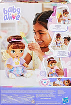 Baby Alive Fairy Fashions Sophia Sparkle Doll with Clothes Accessories, Brown Hair, 11 Inches, Toys for 3 Year Old Girls and Boys & Up (Amazon Exclusive)